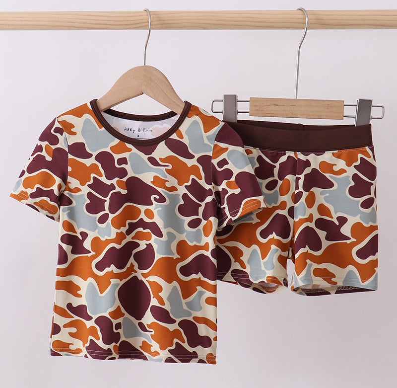 Camouflage Bamboo Pajama Set