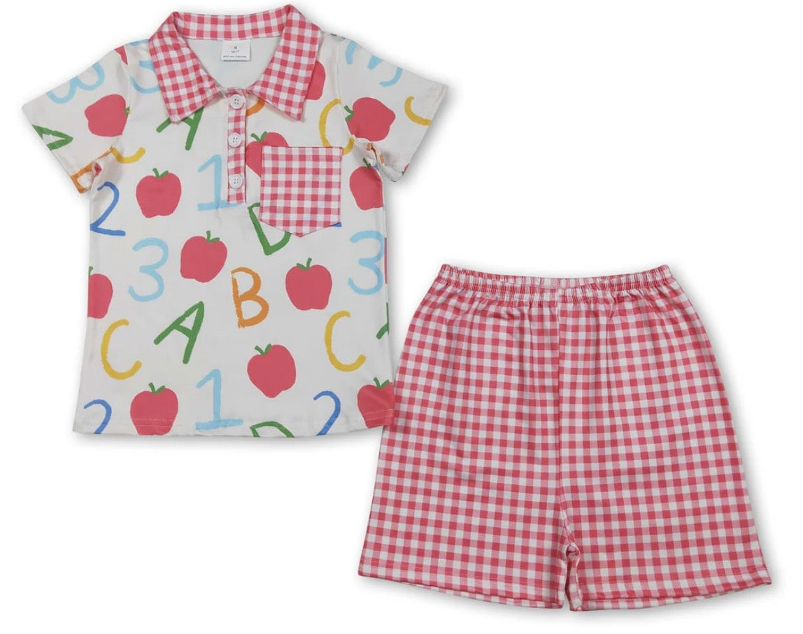 ABC Polo short set