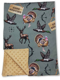 Gone hunting blanket