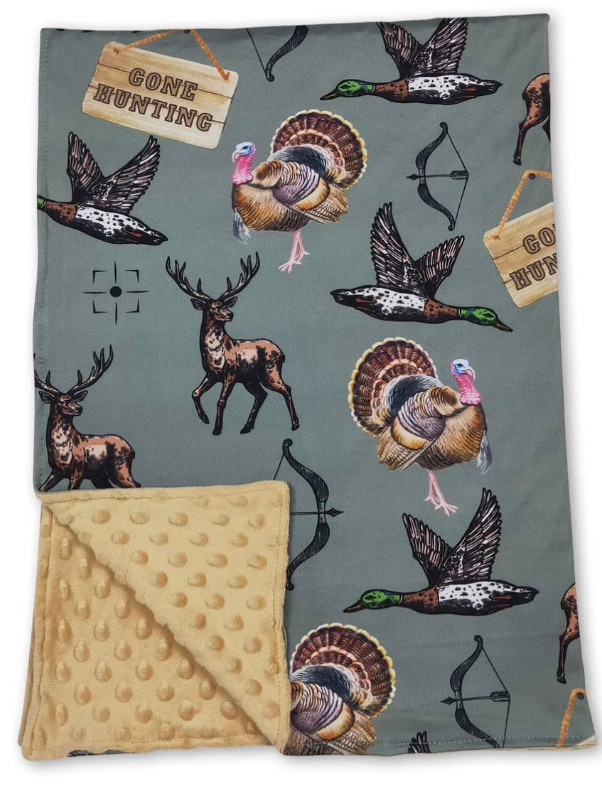 Gone hunting blanket
