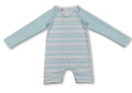 Long sleeves stripe boys swimsuit
