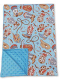 Western boots blanket