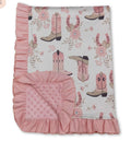 Western boots blanket