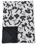 Black bow blanket