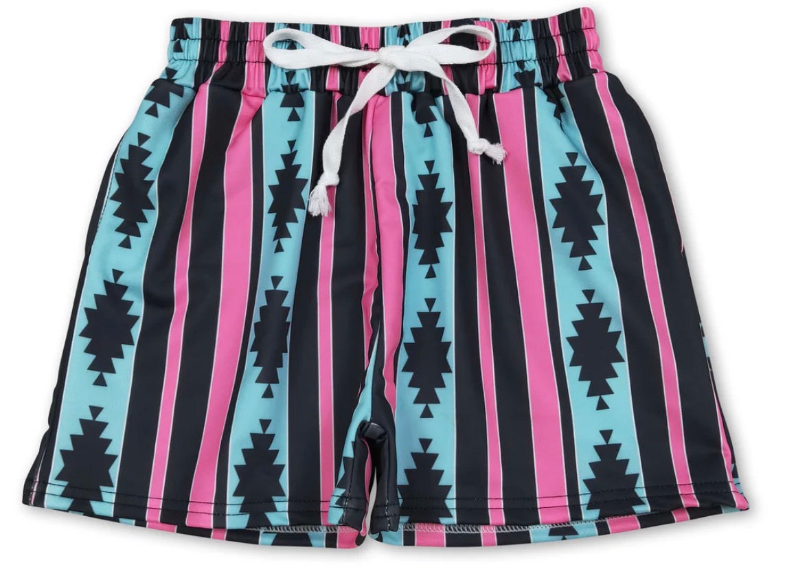 Aztec boys swim trunks