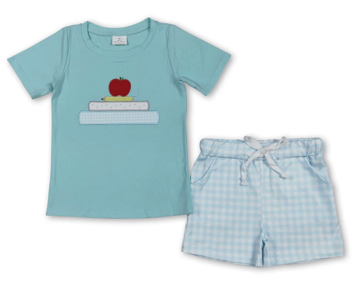 Boys apple short set
