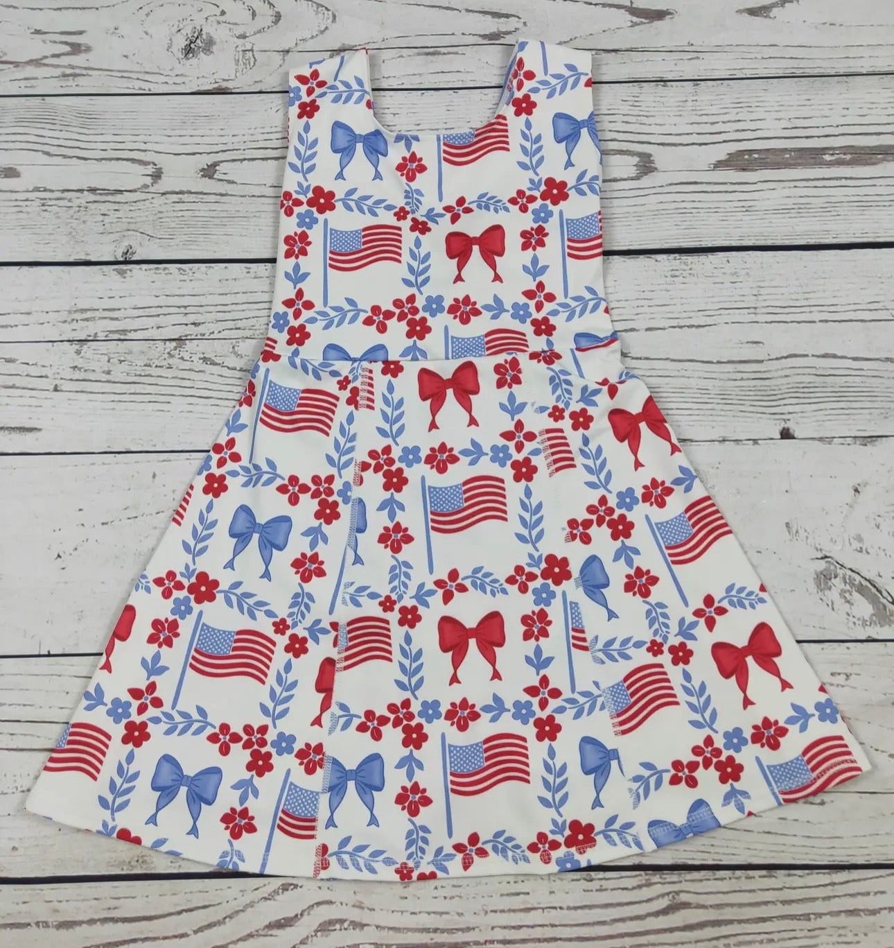 Flower Bow Athletic Dress